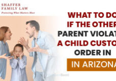 Parent Violates a Child Custody Order